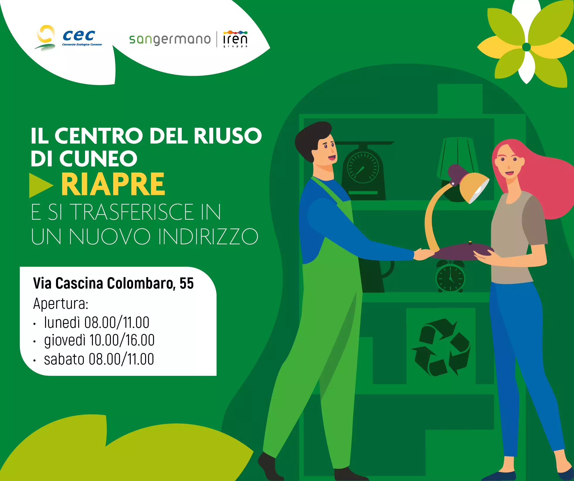 Riapre il Centro del Riuso