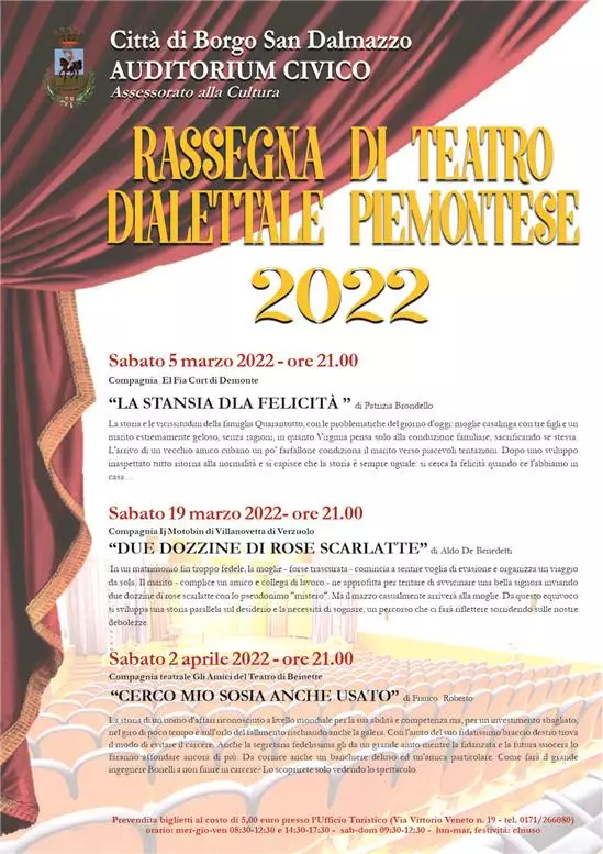 Locandina rassegna 2022