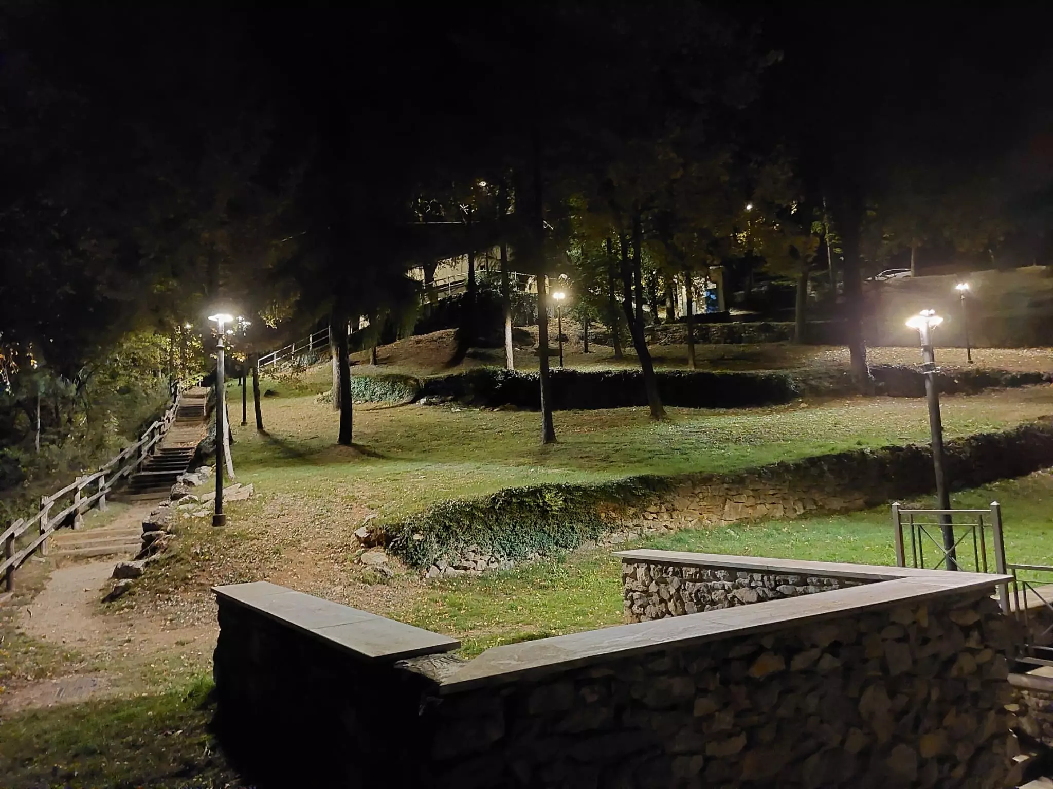 La nuova illuminazione all'Anfiteatro di Monserrato (01)