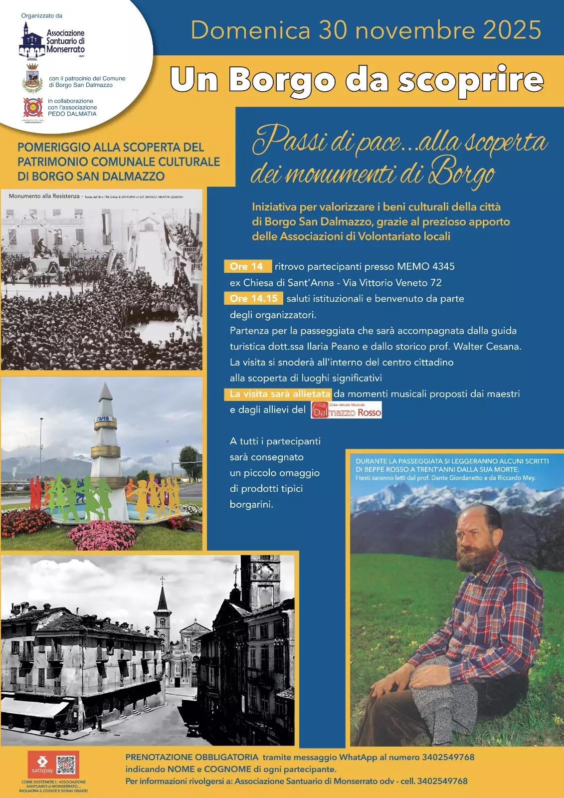 La locandina dell'iniziativa