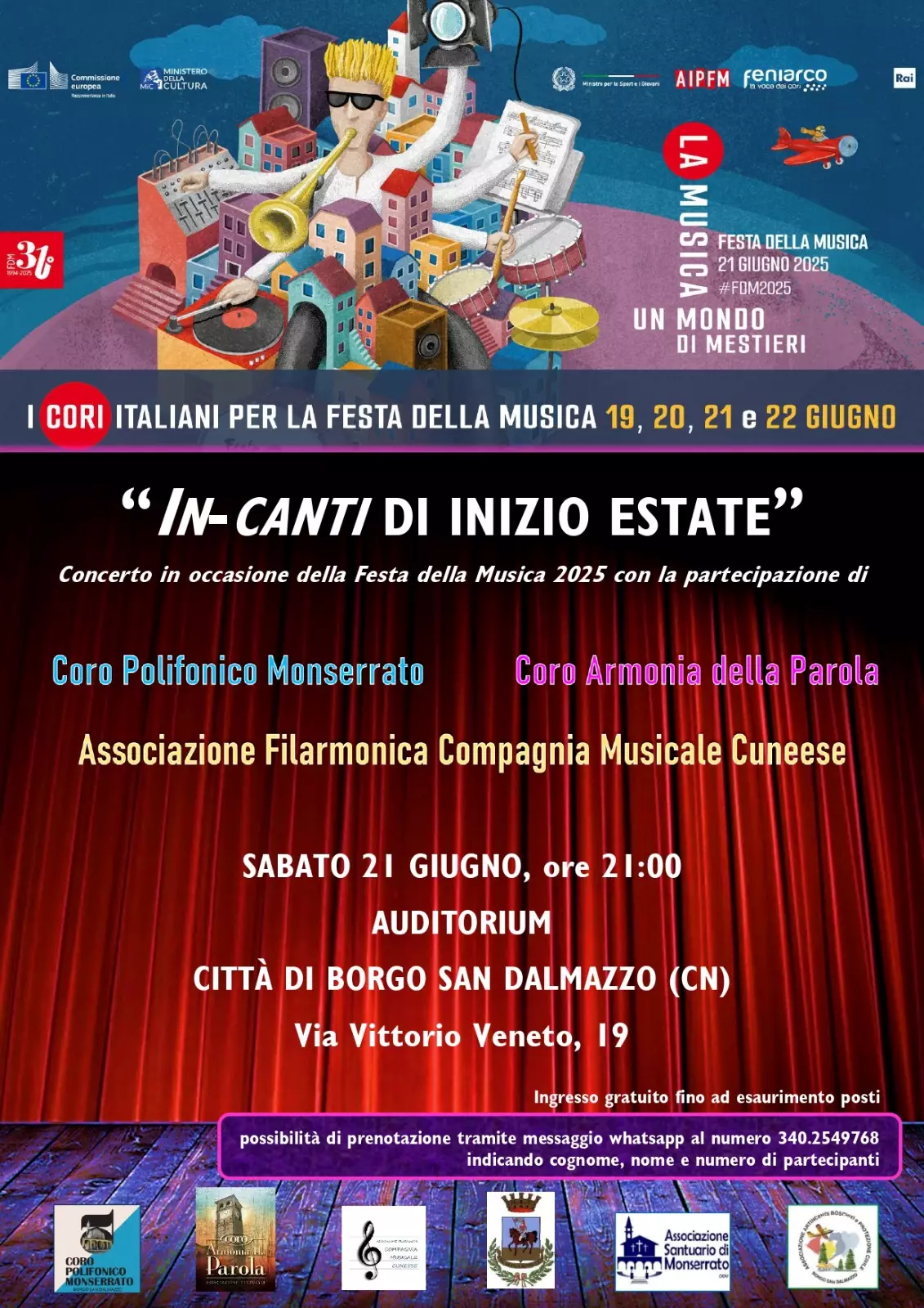 La locandina della manifestazione