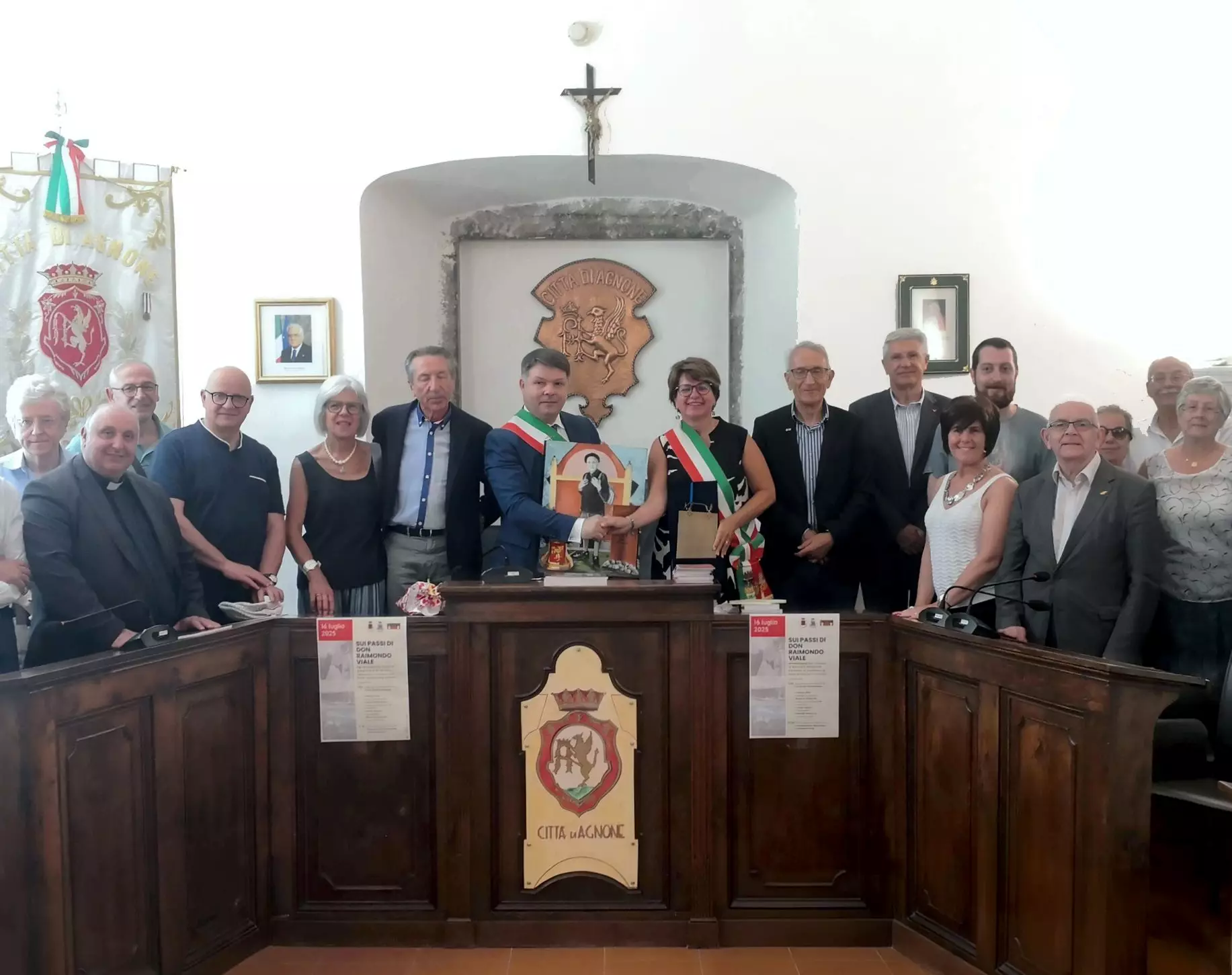 Sui passi di don Raimondo Viale: firmato il patto di gemellaggio tra Agnone e Borgo San Dalmazzo (01)