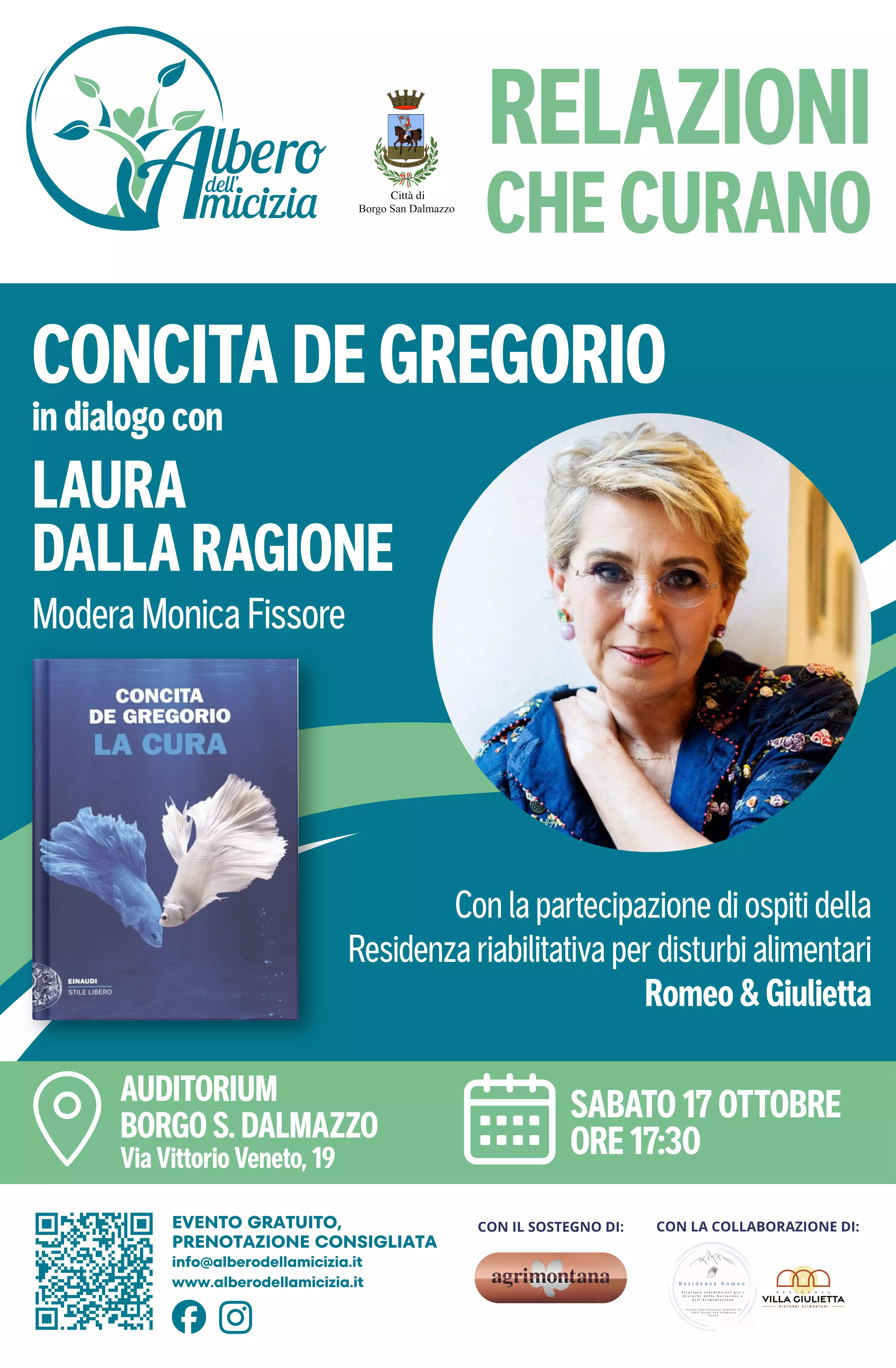 Relazioni che curano: a Borgo San Dalmazzo Concita De Gregorio e Laura Dalla Ragione