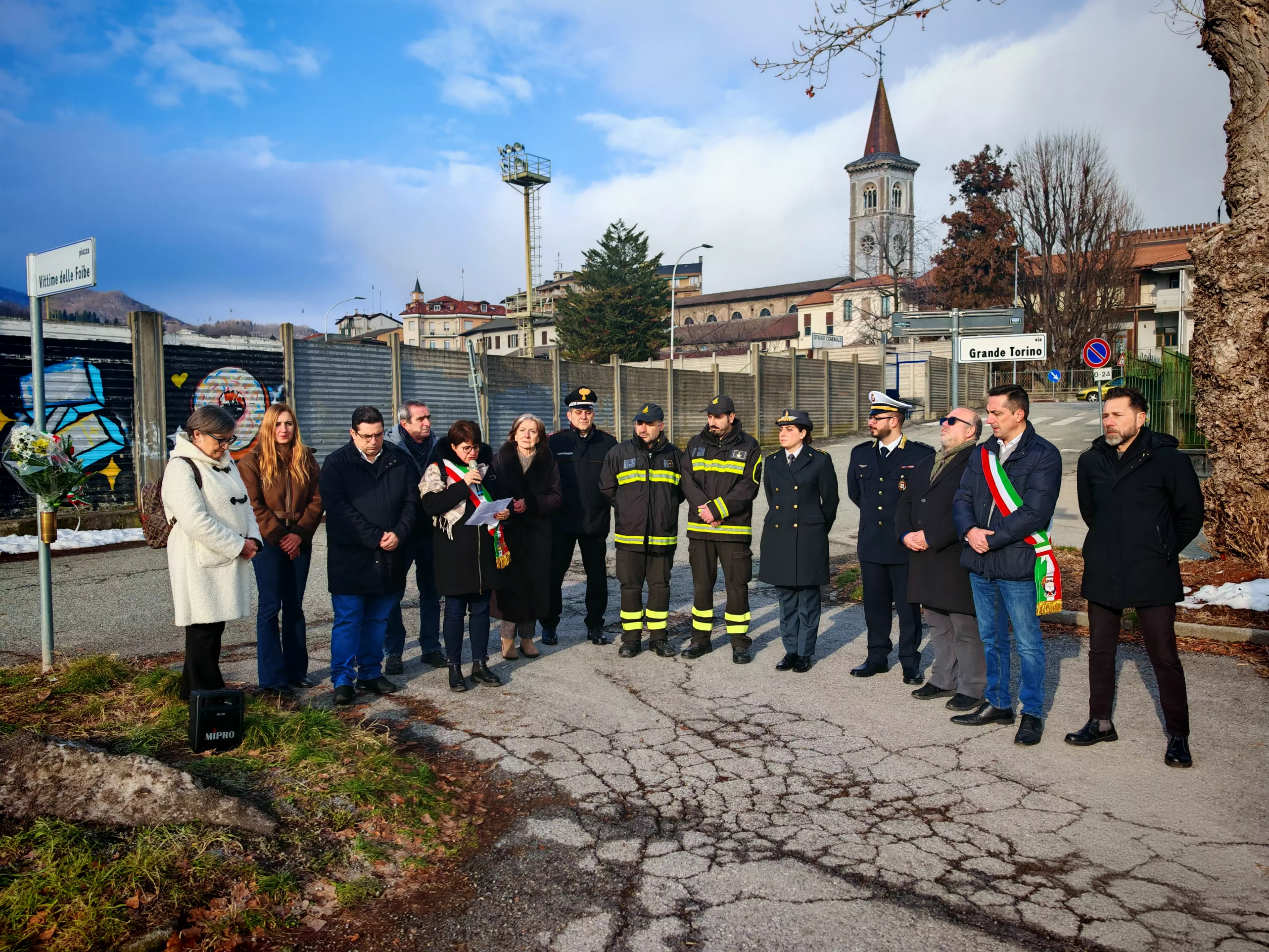L'intervento della Sindaca Robbione in occasione del Giorno del Ricordo