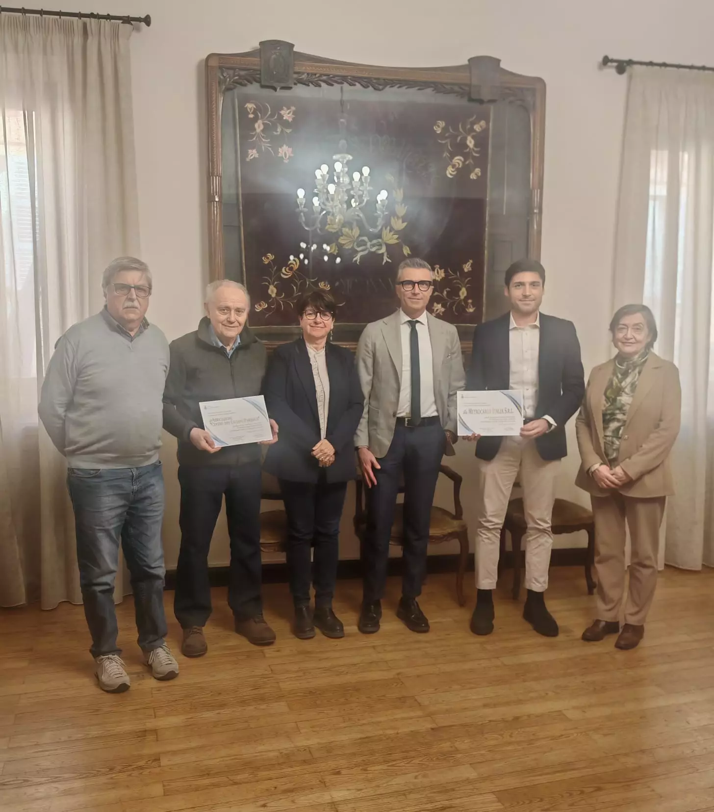 Un momento dell'incontro del 9 marzo