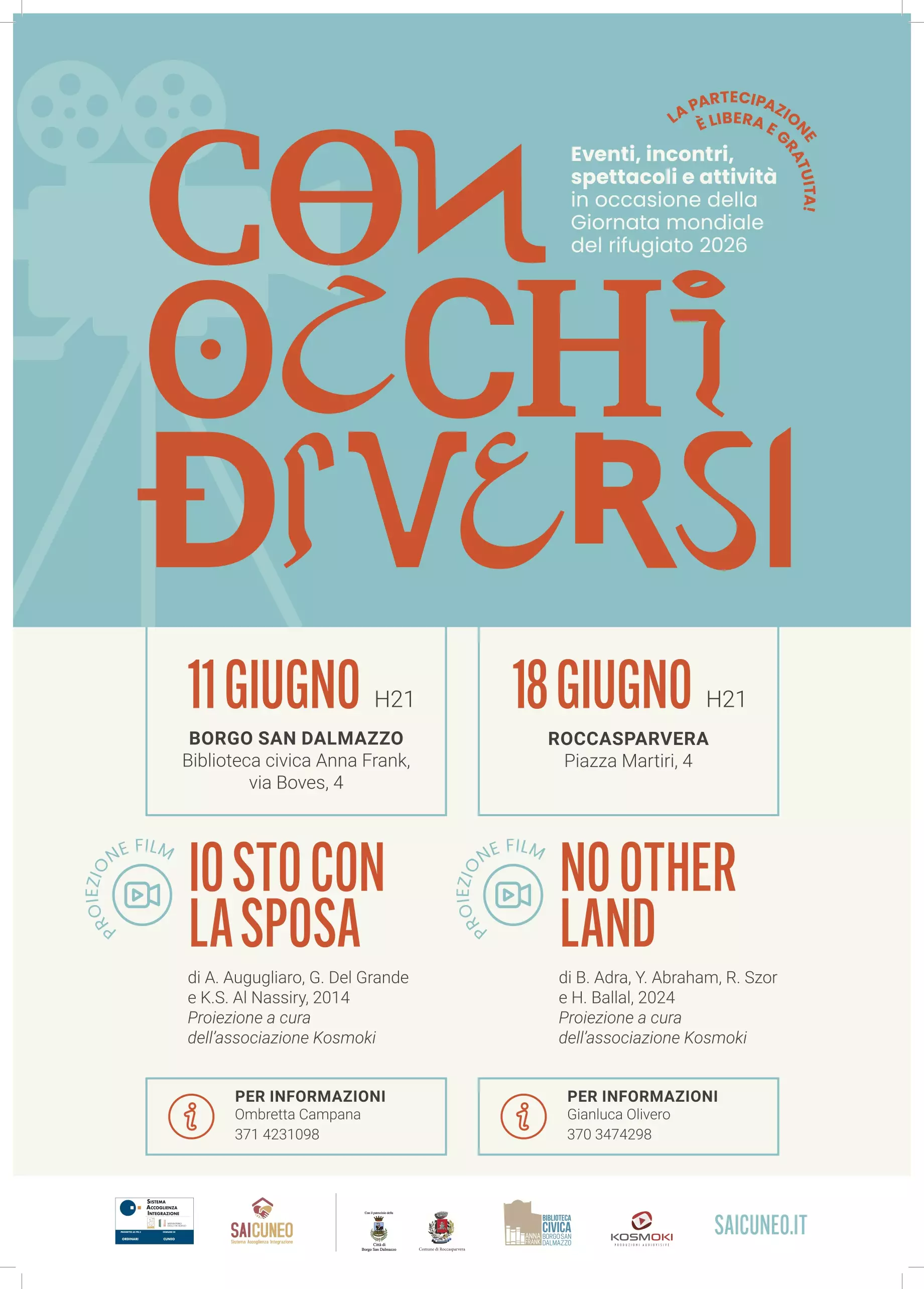 La locandina dell'iniziativa