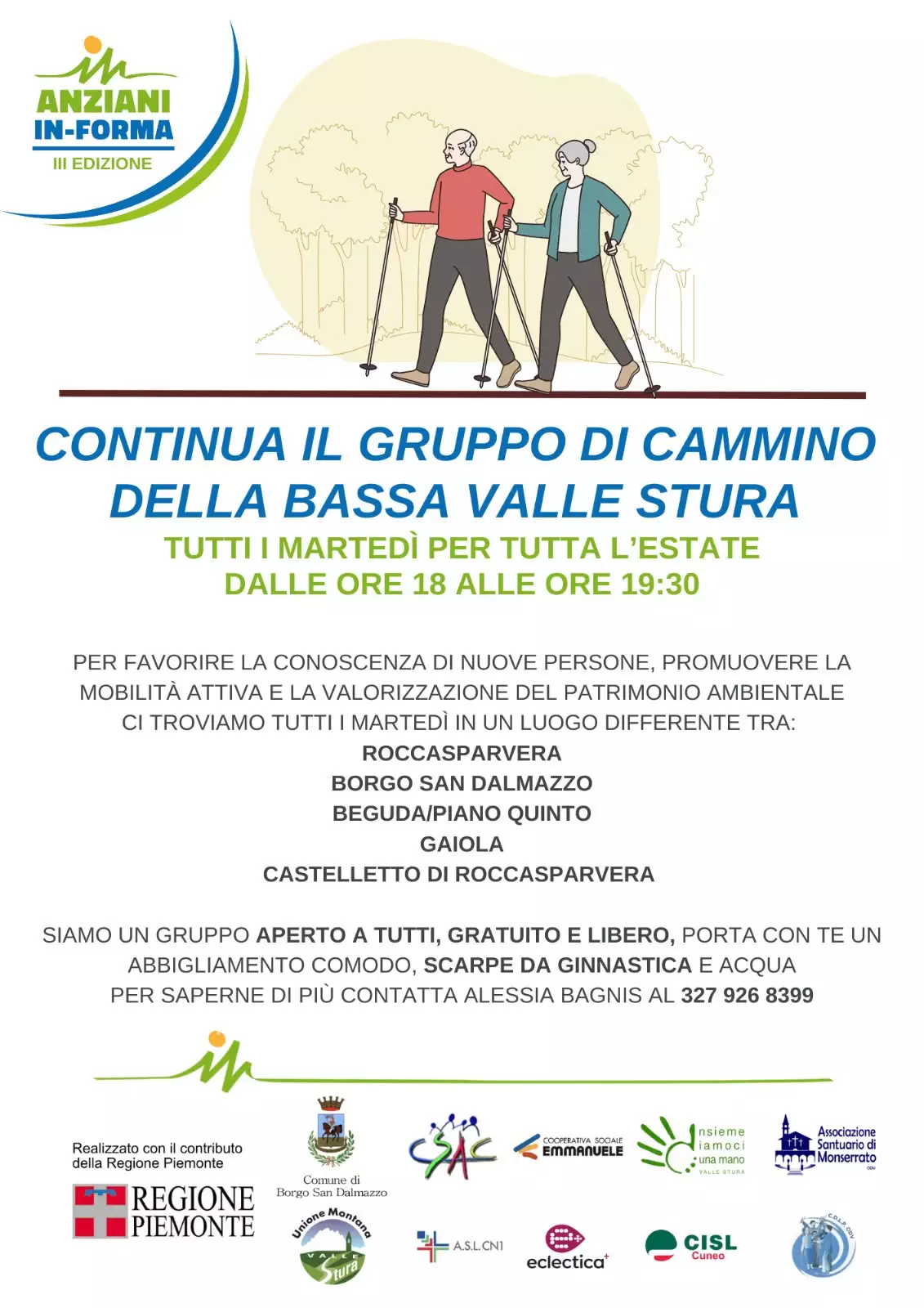 Anziani in Forma - Gruppo di cammino