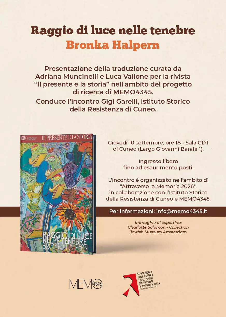 La locandina dell'iniziativa